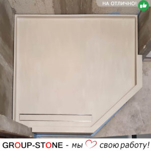 Индивидуальные решения для вашей ванной: душевой поддон Group-Stone из искусственного камня на заказ