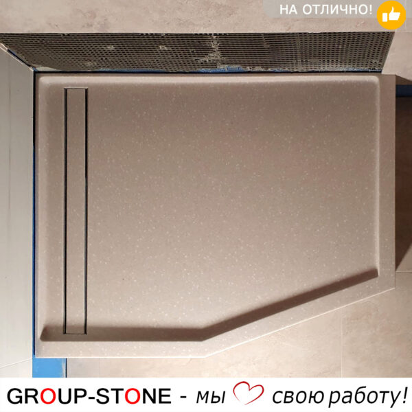 Дизайн вашей мечты заказывайте душевой поддон Group-Stone из искусственного камня — изображение 2