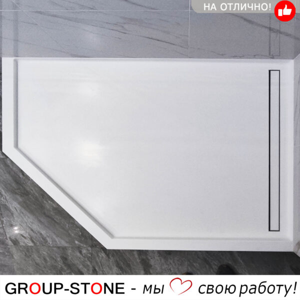 Душевой поддон ‘Под заказ’ Group-Stone: воплощение ваших идей в реальность — изображение 3