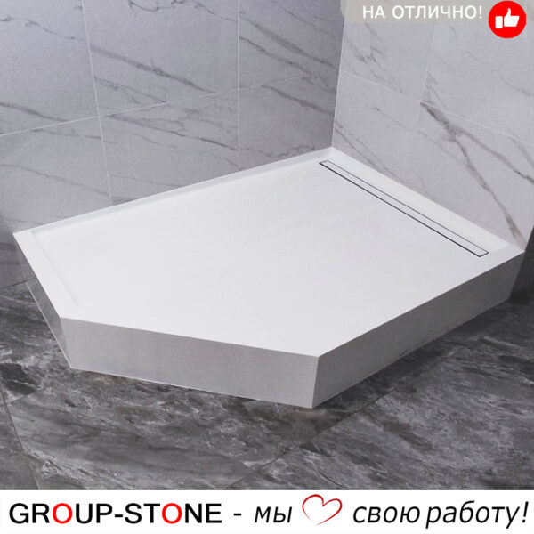 Душевой поддон ‘Под заказ’ Group-Stone: воплощение ваших идей в реальность — изображение 2