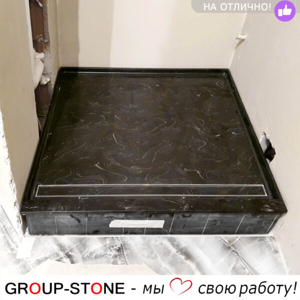Стильный минимализм: душевые поддоны из искусственного камня для современных ванных комнат — изображение 3