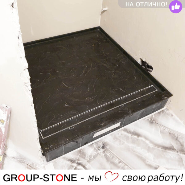 Стильный минимализм: душевые поддоны из искусственного камня для современных ванных комнат — изображение 4