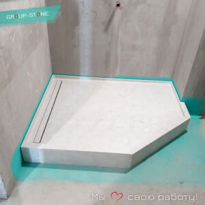 Минимализм и элегантность: душевые поддоны Group-Stone для современных ванных комнат