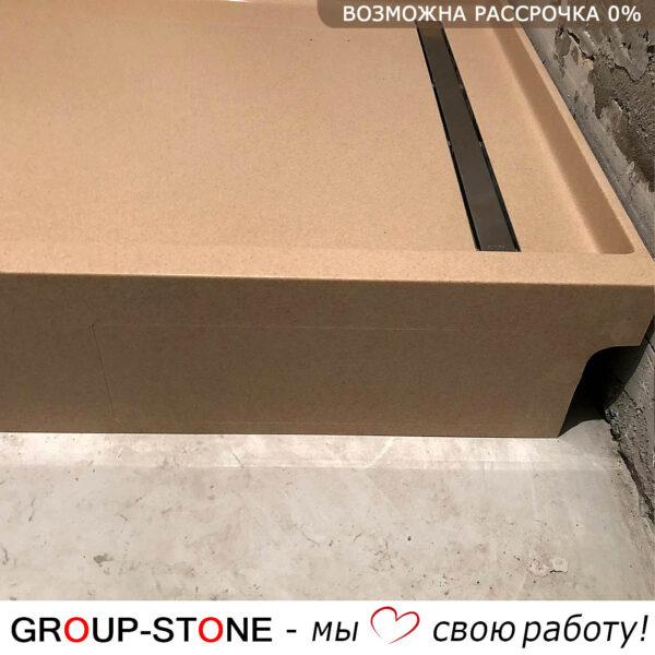 Душевой поддон из искусственного камня: стиль и надежность в ванной комнате — изображение 4