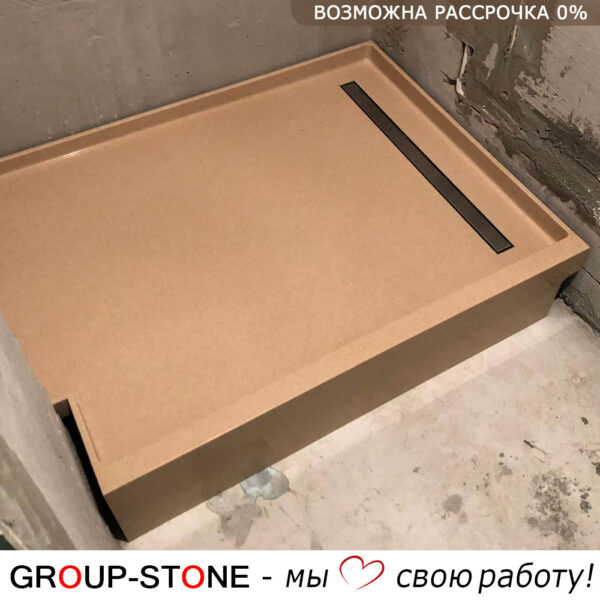 Душевой поддон из искусственного камня: стиль и надежность в ванной комнате
