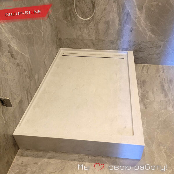 Искусственный камень в интерьере: Душевые поддоны от Group-Stone как элемент современного дизайна — изображение 2
