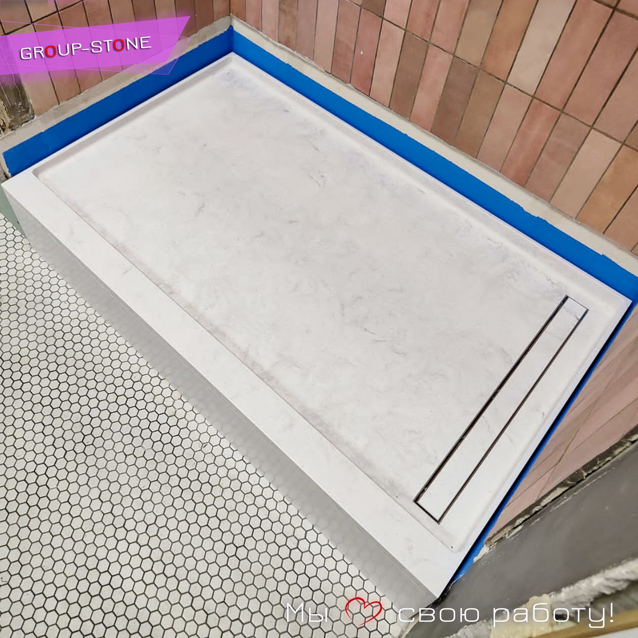 Душевые поддоны по индивидуальным размерам: стиль и удобство от Group-Stone!