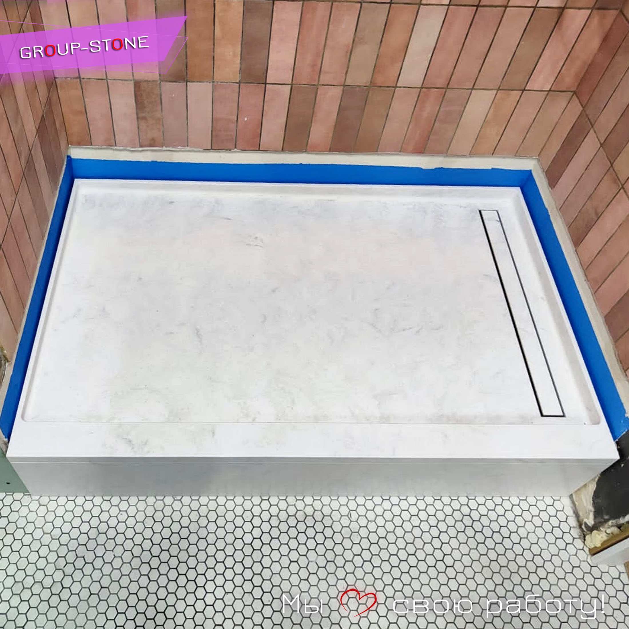 Душевые поддоны по индивидуальным размерам: стиль и удобство от Group-Stone! — изображение 2