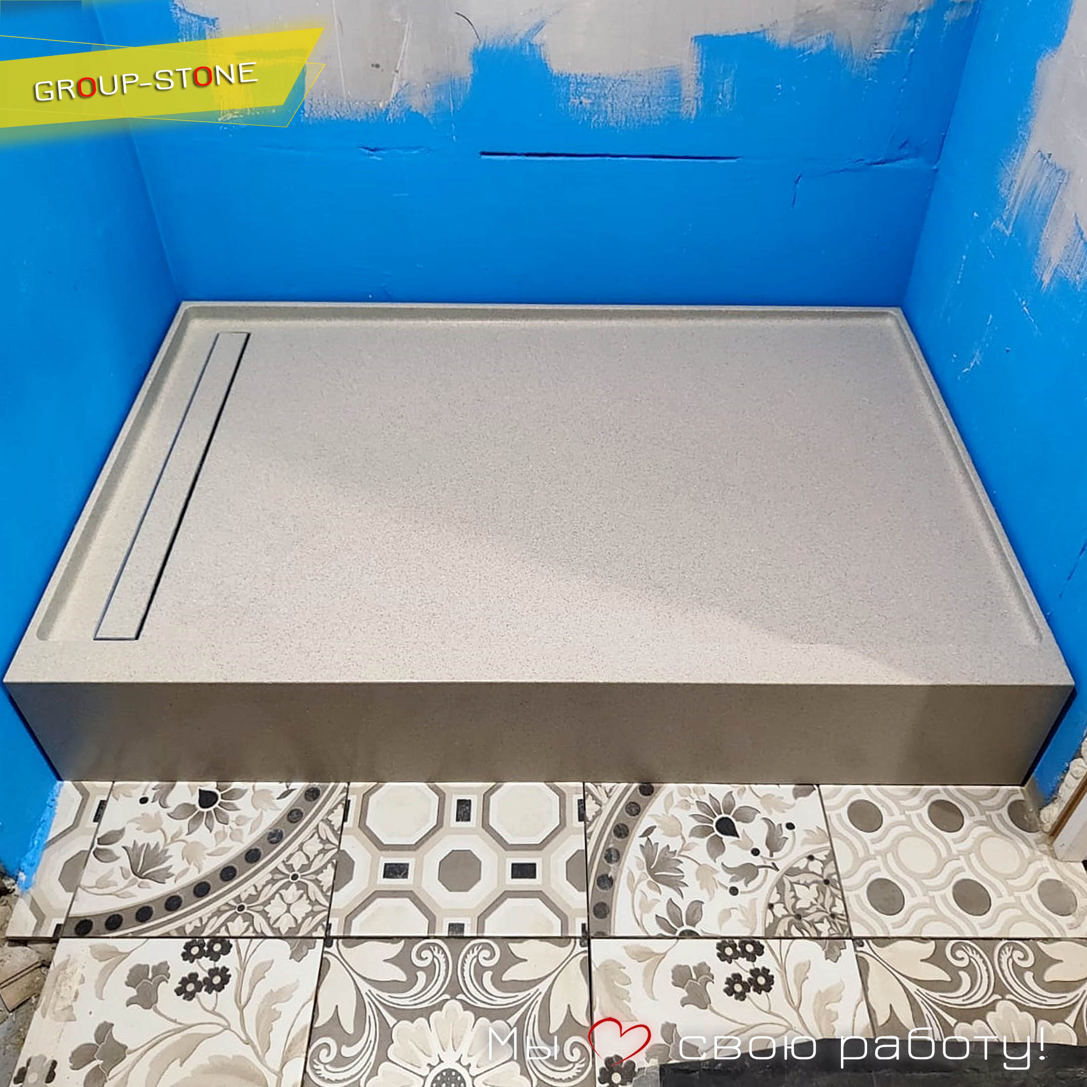 Создайте уникальный экстерьер вашей ванной с душевыми поддонами от Group-Stone! — изображение 2