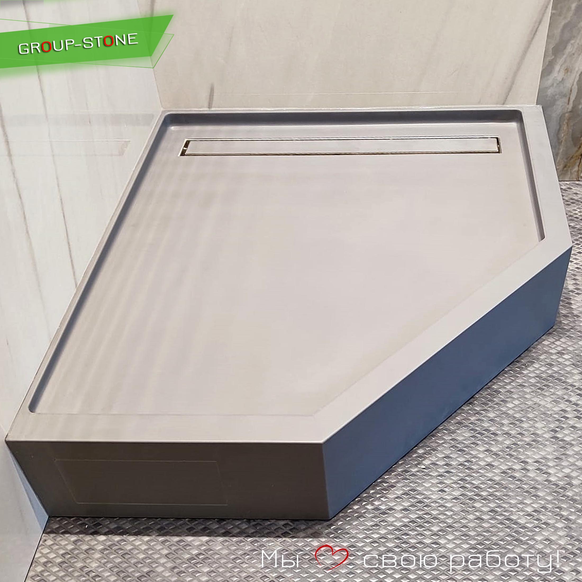 Душевые поддоны по вашему проекту: качество и стиль от Group-Stone! — изображение 3