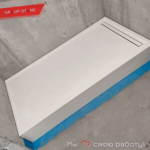Надежный душевой поддон из искусственного камня на заказ в Москве — Group-Stone