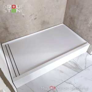 Совершенный старт ванны: душевой поддон из искусственного камня Group-Stone, собственное производство