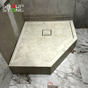 Премиум-класс для вашей ванной: поддон из искусственного камня, продукт собственного производства Group-Stone