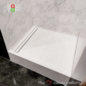 Эксклюзивный душевой поддон из искусственного камня для уникального интерьера