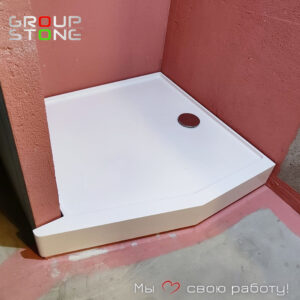 Душевой поддон из искусственного камня — акцент вашего уникального интерьера