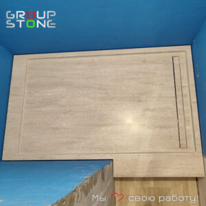 Душевой поддон из искусственного камня — гармония формы и функции