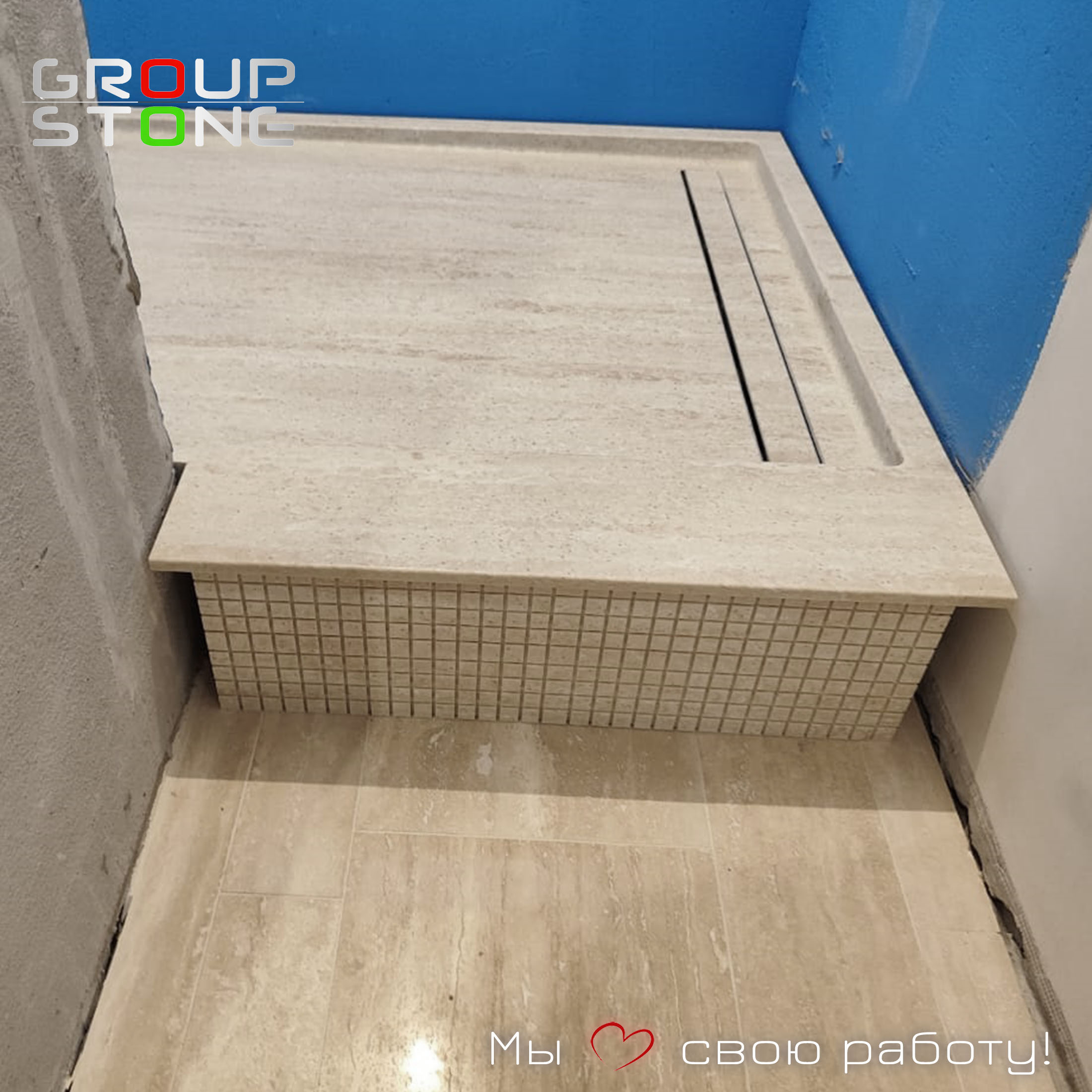 Душевой поддон из искусственного камня — гармония формы и функции — изображение 4