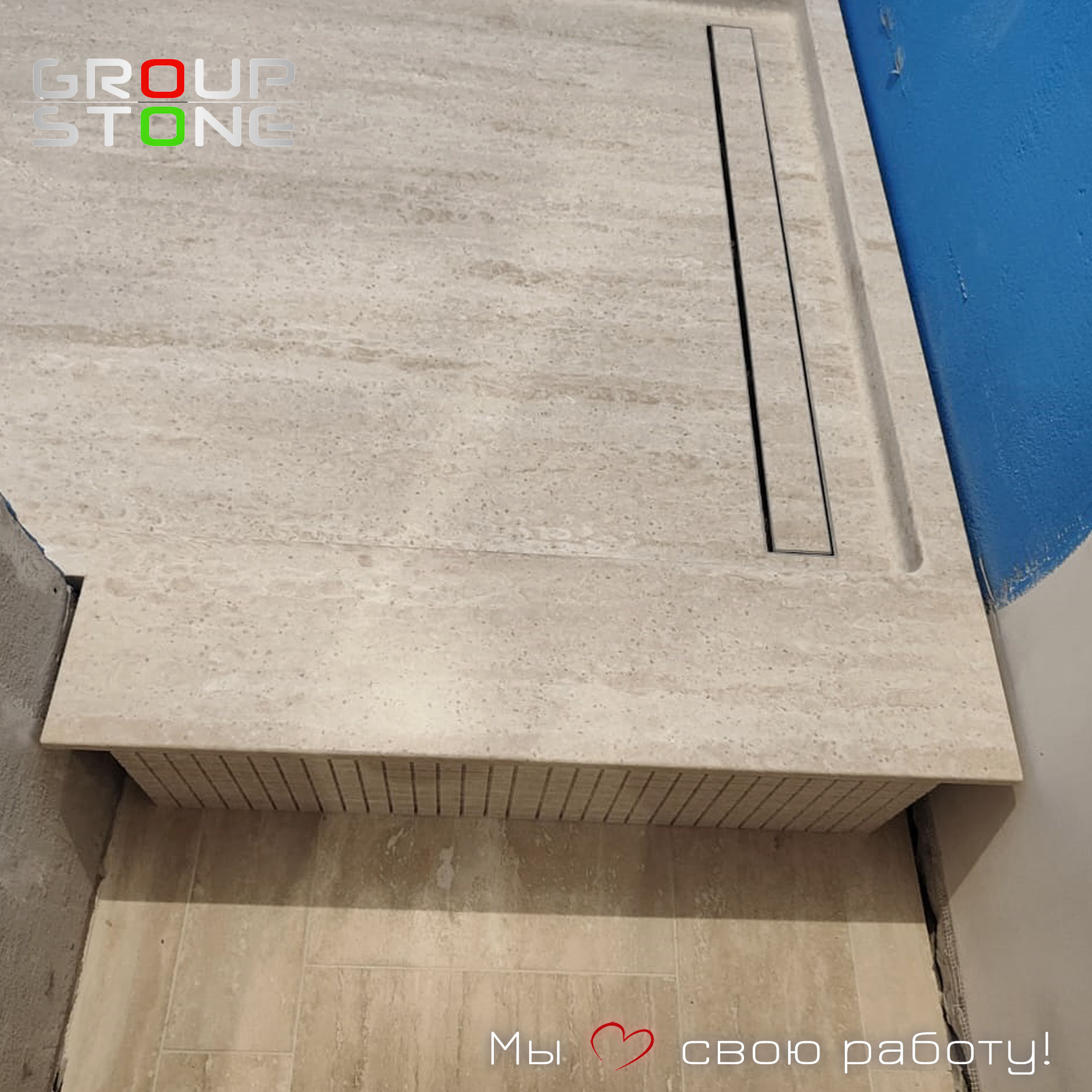 Душевой поддон из искусственного камня — гармония формы и функции — изображение 3