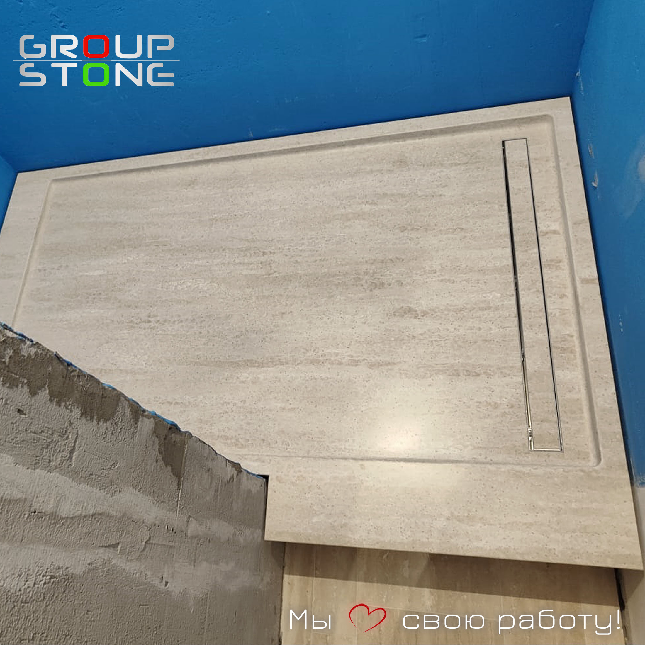 Душевой поддон из искусственного камня — гармония формы и функции — изображение 2