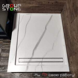 Натуральный вид, современные технологии: душевой поддон из искусственного камня