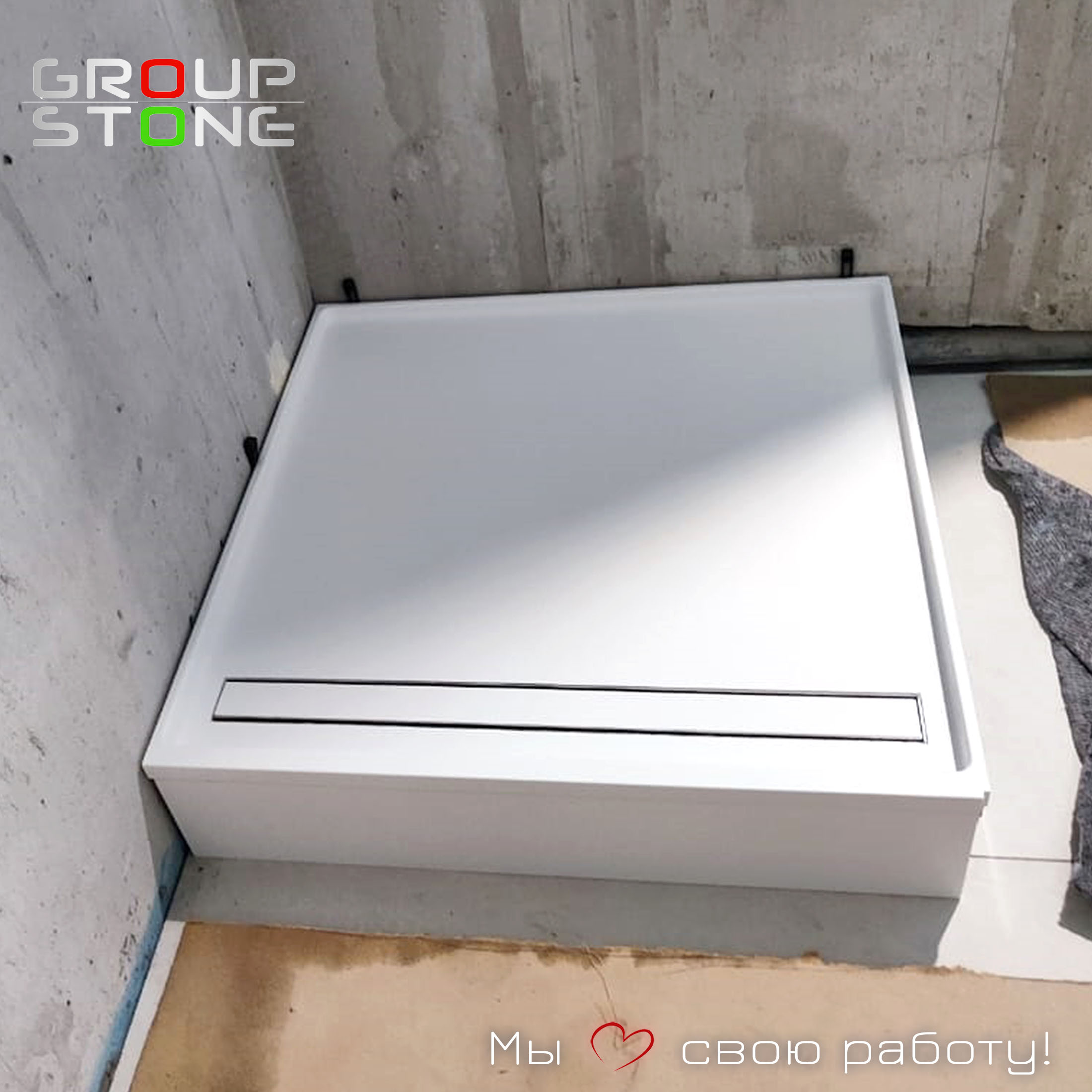 Современная ванная: всё начинается с поддона из искусственного камня — изображение 2