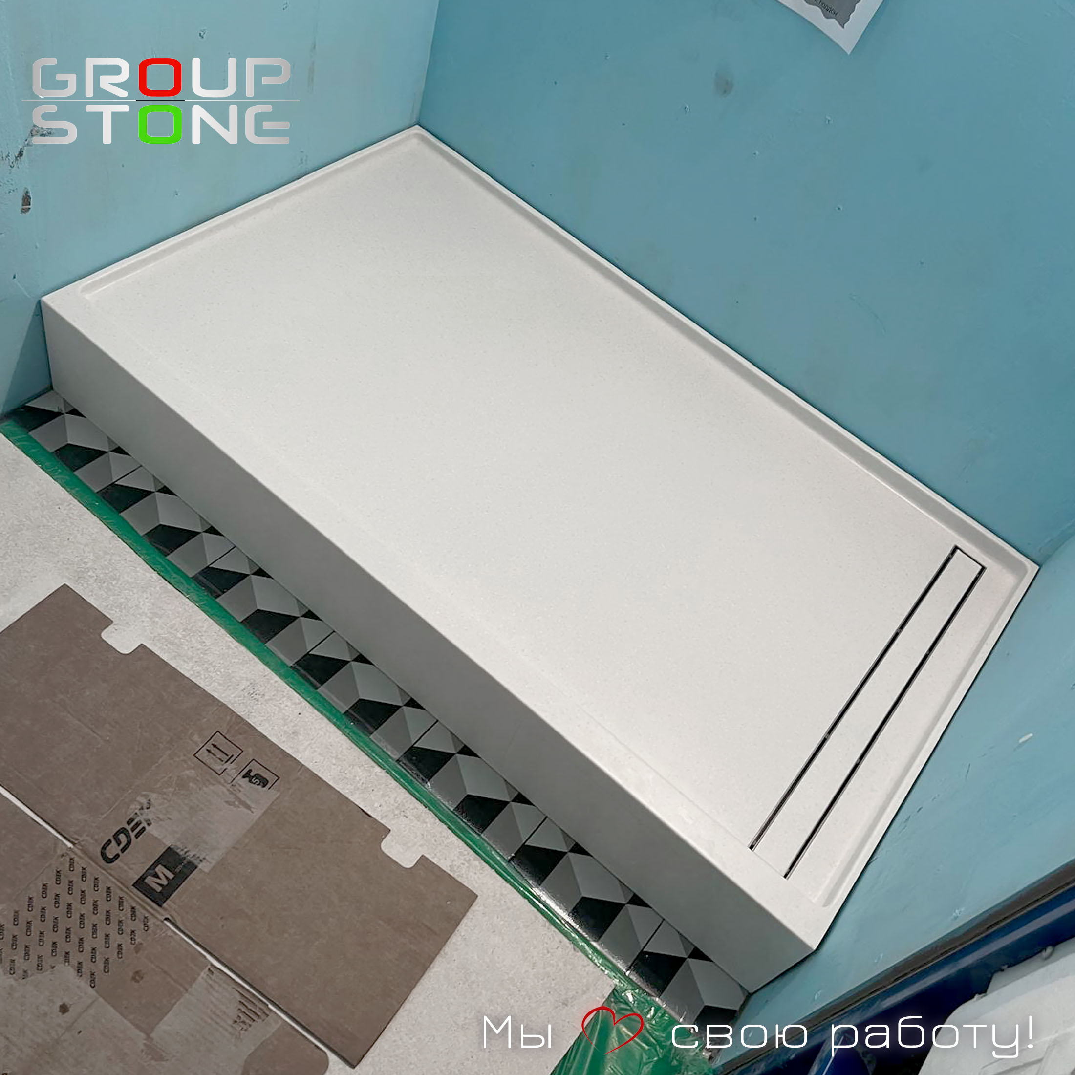 Душевой поддон из искусственного камня: отправная точка современного дизайна