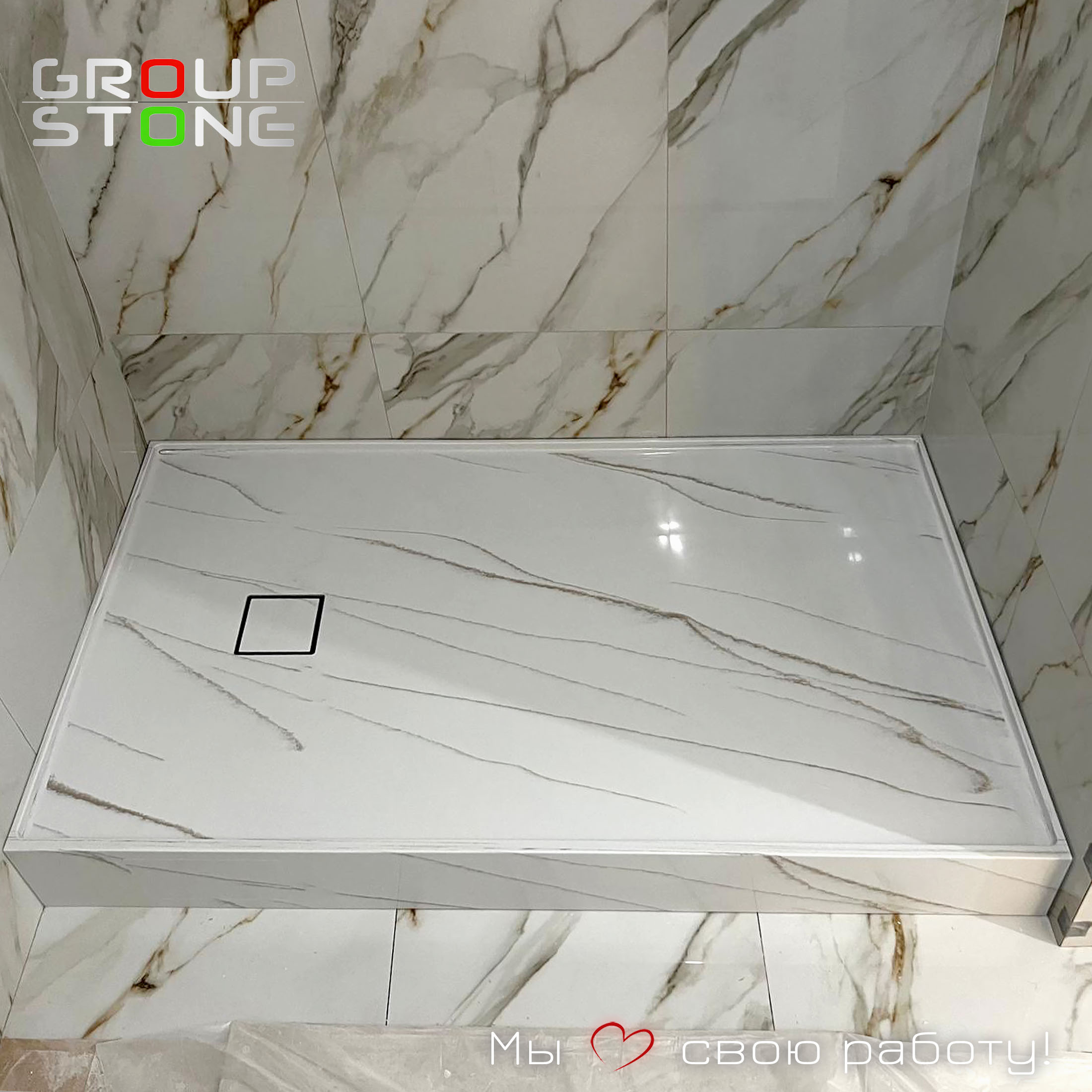 Дизайн без компромиссов: душевой поддон из искусственного камня по вашему проекту — изображение 2