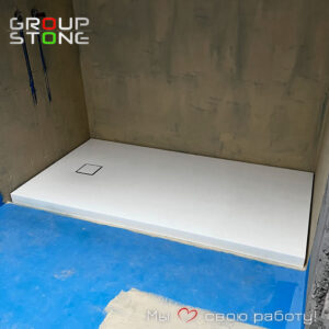 Идеальная ванная начинается с поддона: закажите подгонку из искусственного камня