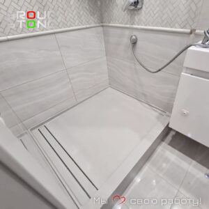 Эксклюзивный дизайн вашей ванной — душевой поддон из искусственного камня по индивидуальному заказу