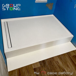 Душевой поддон вашей мечты: индивидуальный дизайн из искусственного камня