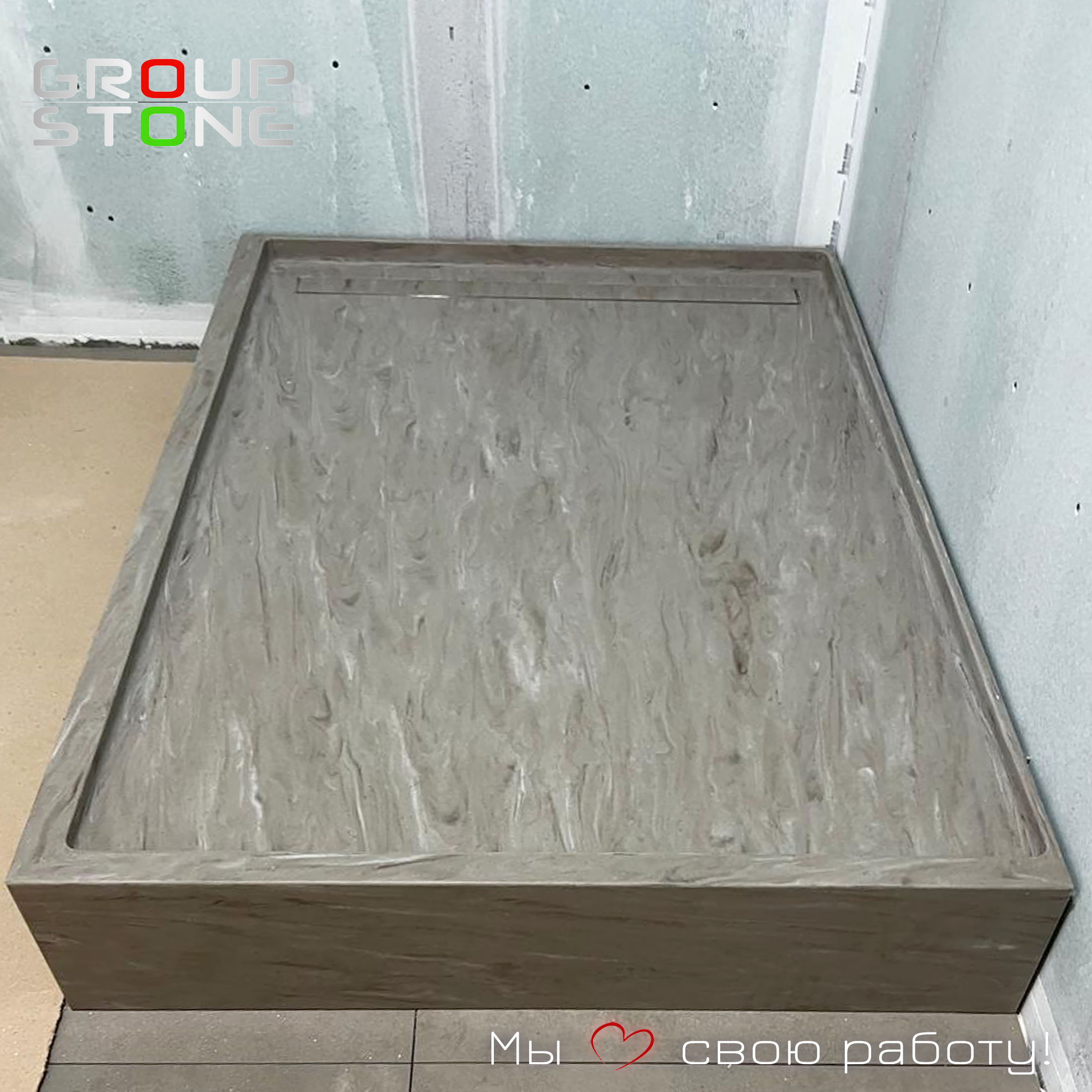 Персональная элегантность: поддон из искусственного камня под ваши размеры — изображение 3