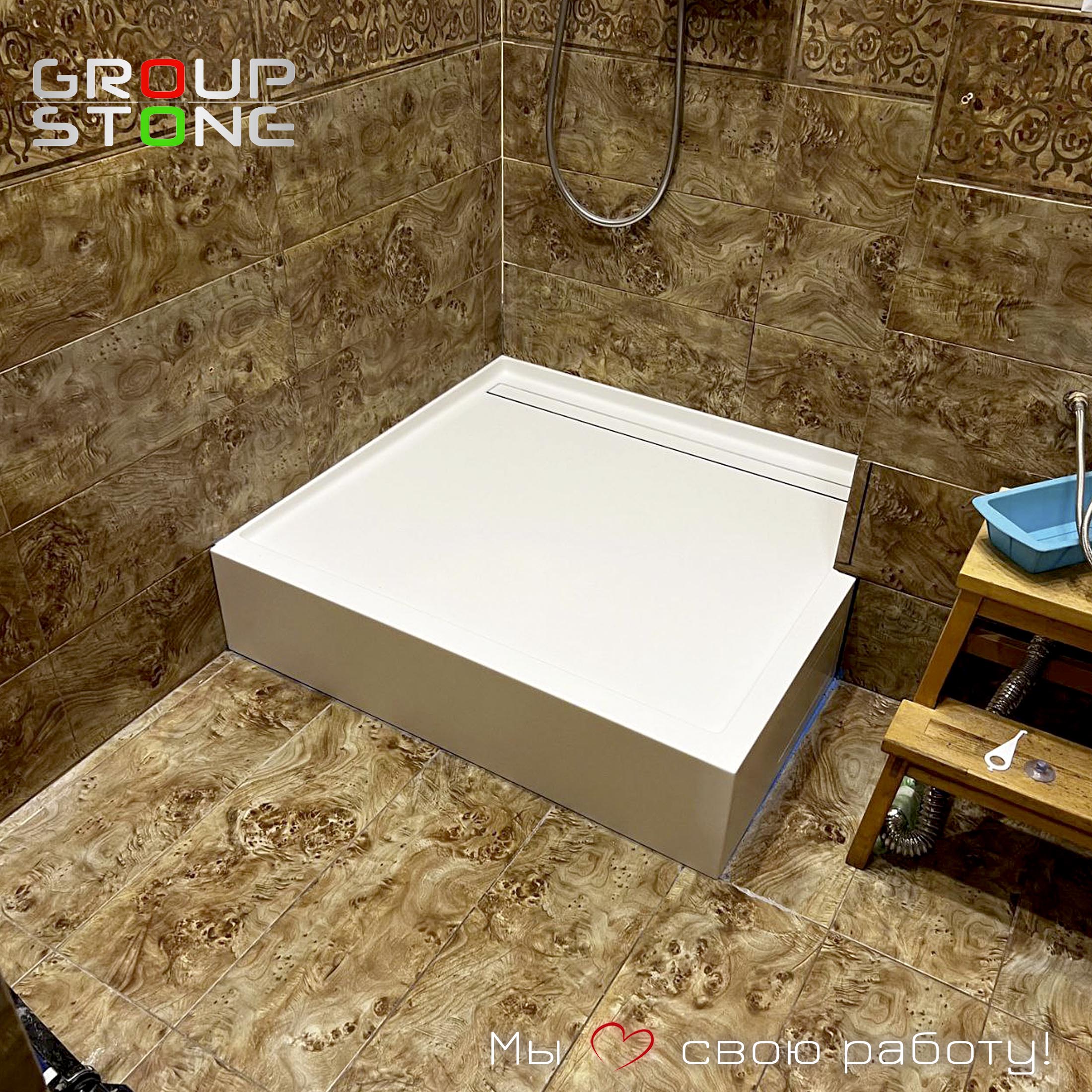 Забудьте о стандартах — закажите душевой поддон из искусственного камня в любом цвете и форме. — изображение 2