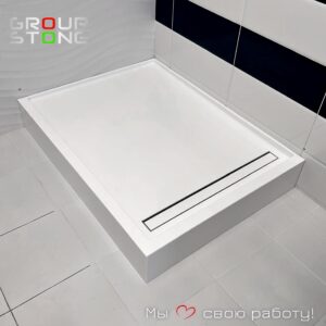 Закажите душевой поддон из искусственного камня и превратите обычный душ в спа-процедуру.